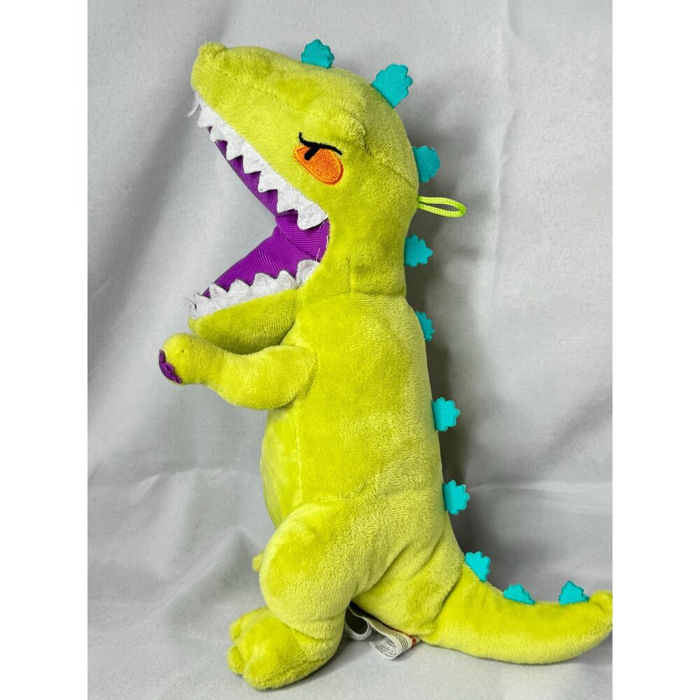 Nickelodeon Rugrats 12"  Reptar Green Dinosaur Plush Stuffed Toy Rare
